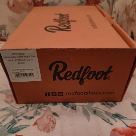 Redfoot Neville Wingtip Oxford Shoes (Brown) size 10 - Picture 11 of 11